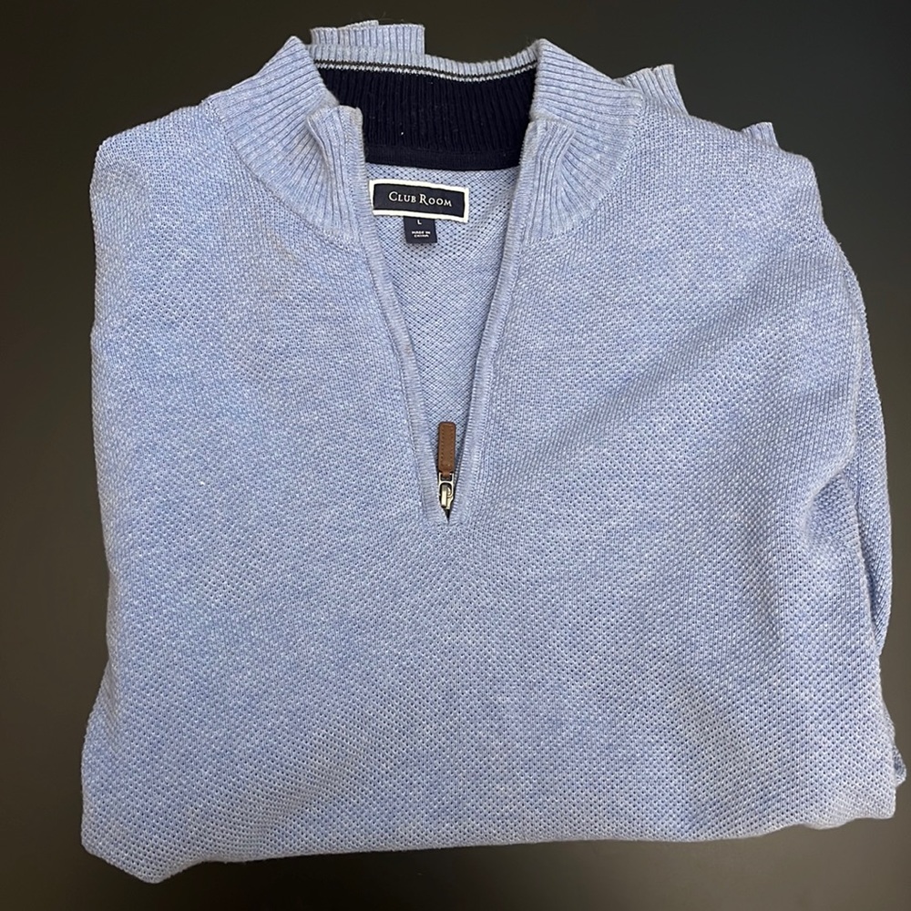 Men’s Light Blue Club Room Sweater